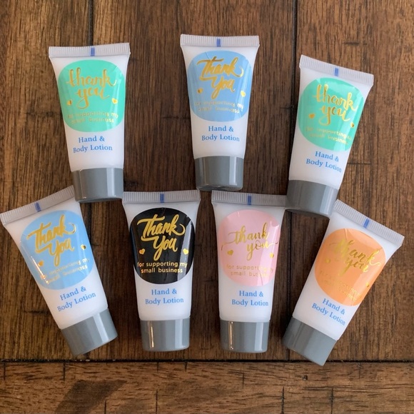 .75 oz hand lotion thank you gifts pack of 10 - Picture 2 of 2